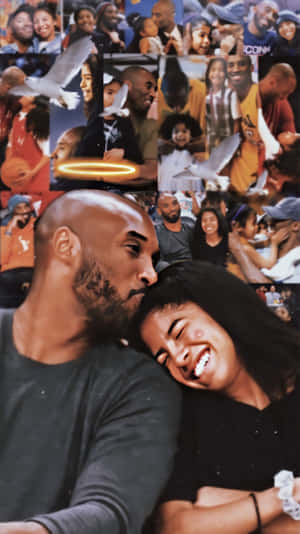 Daughter And Kobe Bryant Phone Wallpaper