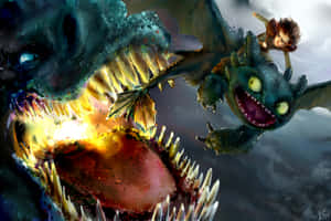 Daunting Dragon Wallpaper