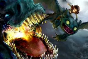 Daunting Dragon Wallpaper