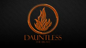 Dauntless Divergent Red Logo Wallpaper