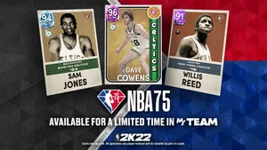 Dave Cowens Sam Jones And Willis Reed Collectible Cards Wallpaper