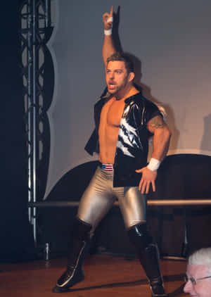 Davey Richards Making A Grand Entrance In November 2013. Wallpaper