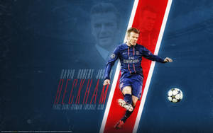 David Beckham During His Time At Paris Saint-germain Wallpaper