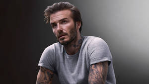 David Beckham Wearing His Iconic Style For H&m's Bodywear Collection. Wallpaper