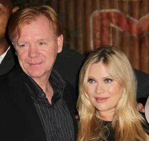 David Caruso Striking A Pose In A Stylish Outfit Wallpaper