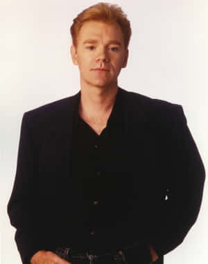 David Caruso Striking A Pose In A Stylish Suit. Wallpaper