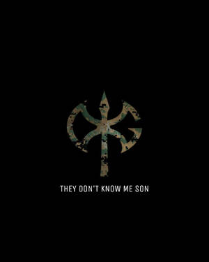 David Goggins Quote And Logo Wallpaper