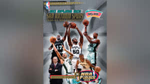 David Robinson Celebrating The 1999 Nba Championship With San Antonio Spurs Wallpaper