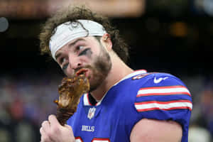 Dawson Knox Eating Turkey Leg Wallpaper