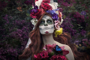 Day Of The Dead Art Photograph Wallpaper