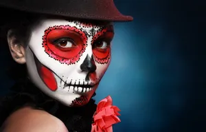 Dayofthe Dead Inspired Makeup Wallpaper