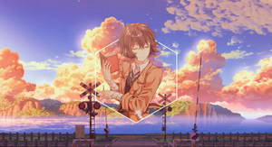 Dazai Cloudy Sky Wallpaper