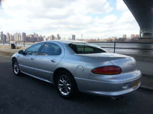 Dazzling Chrysler Lhs Sedan On The Streets Wallpaper