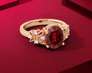 Dazzling Red Diamond Wallpaper