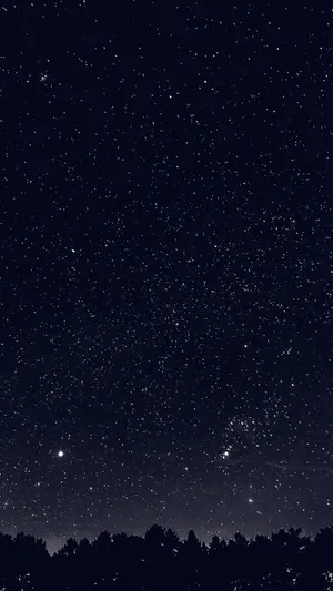 Dazzling Stars In Sky Dark Mode Wallpaper