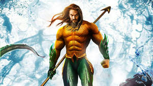 Dc Comics Fierce Aquaman Wallpaper