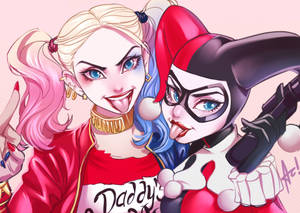 Dc Comics Harley Quinn Duality Wallpaper