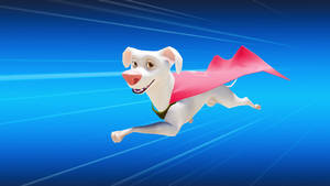 Dc League Of Super Pets Krypto Blue Art Wallpaper