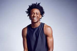 De'aaron Fox Basketball Player Photoshoot Wallpaper