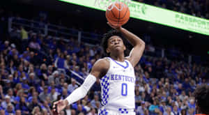 De'aaron Fox Kentucky Wildcats Dunk Wallpaper