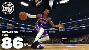 De'aaron Fox Nba 2k Wallpaper