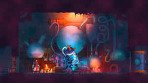 Dead Cells Alchemist Lab Scene Wallpaper