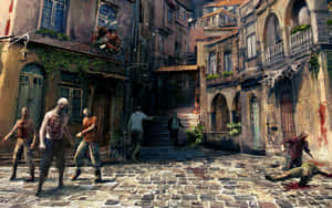 Dead Island2 Zombie Infested Street Wallpaper