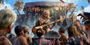 Dead Island2 Zombie Rock Concert Wallpaper