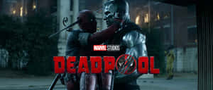 Deadpool And Colossus In Action Wallpaper