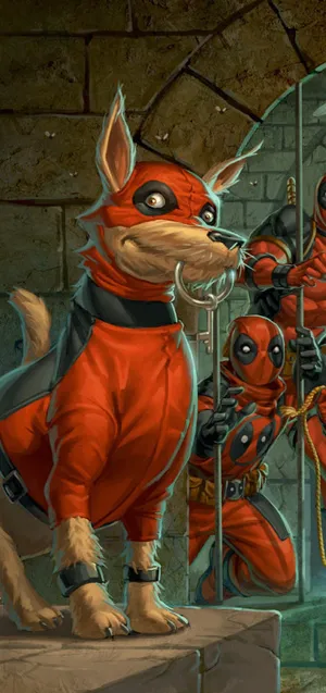 Deadpool And Lady Deadpool - Unstoppable Duo Wallpaper