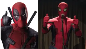 Deadpool And Spiderman - An Epic Team-up Wallpaper