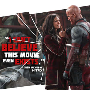 Deadpool And Vanessa's Intimate Moment Wallpaper