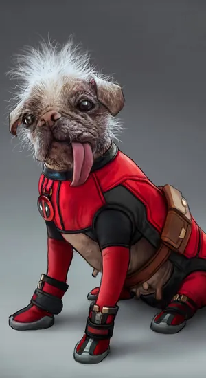 Deadpool Dog Costume Wallpaper