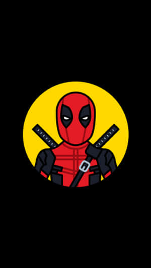 Deadpool Logo 1080 X 1920 Wallpaper