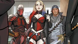 Deadshot_ Harley Quinn_ Animated Team Up Wallpaper