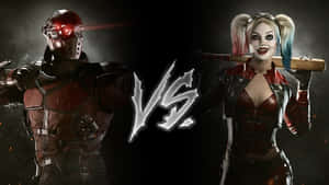 Deadshotvs Harley Quinn Faceoff Wallpaper