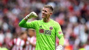 Dean Henderson Fist Up Wallpaper