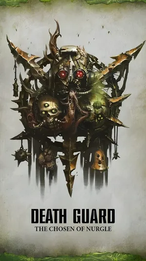 Death Guard Nurgle Emblem Wallpaper