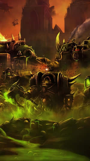 Death Guard Plague Assault Wallpaper