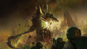 Death Guard Plague Beast Wallpaper