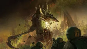 Death Guard Plague Beast Wallpaper