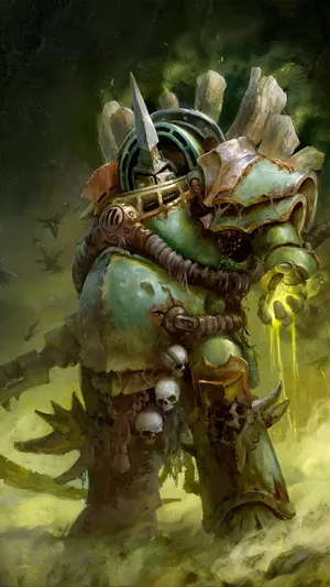 Death Guard Plague Marine Wallpaper