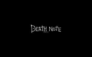 Death Note Minimalist Title 4k Wallpaper