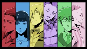 Death Parade Character Collage Wallpaper