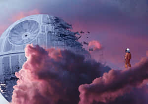 Death Star Destruction Scene Wallpaper