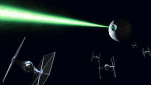 Death Star Firing Laser4 K Wallpaper