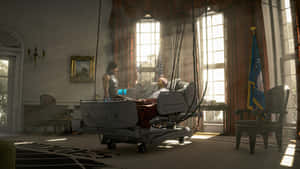 Death Stranding 2 Emotional Scene Wallpaper