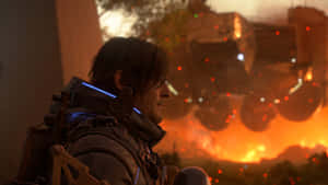 Death Stranding 2 Intense Action Wallpaper