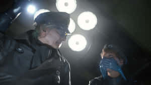 Death Stranding 2 Intense Interrogation Scene Wallpaper