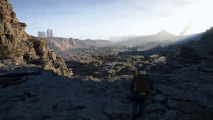 Death Stranding 2 Landscape Exploration Wallpaper